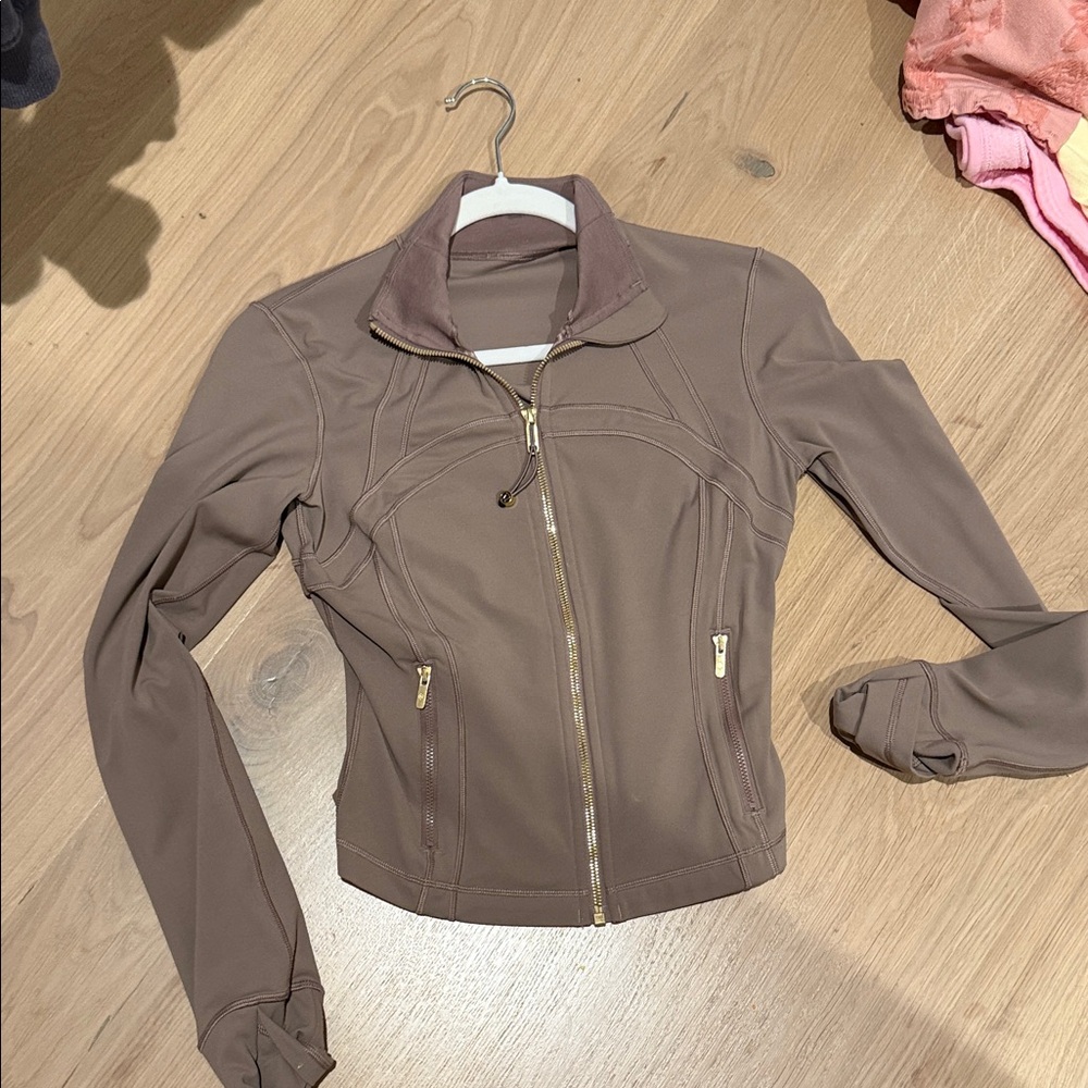 lululemon athletica Taupe Bomber Jacket